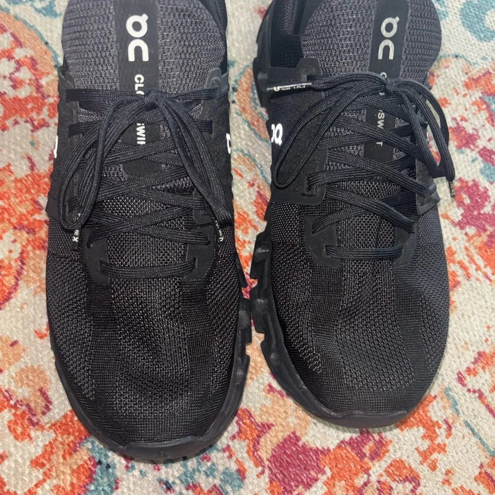 On Running Cloudswift Men's Athletic Shoes in Black - Picture 4 of 10